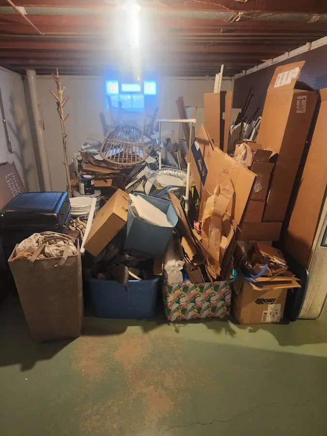 Roll-off dumpster container at job site for Construction Dumpster Rental in Mount Pleasant